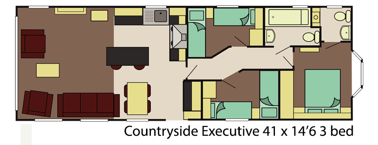 Delta countryside exec 3 bed layout