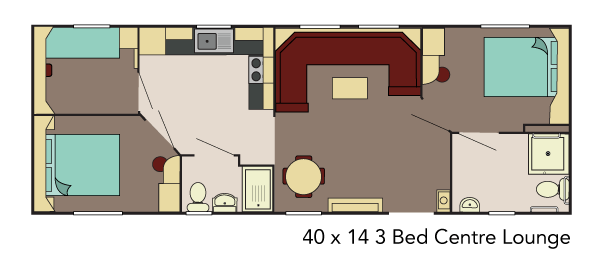 Delta Caravans Danbury 40x14 3b CL
